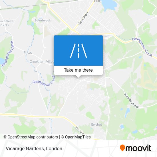 Vicarage Gardens map