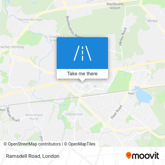 Ramsdell Road map