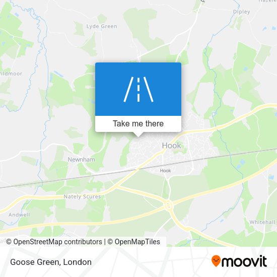 Goose Green map