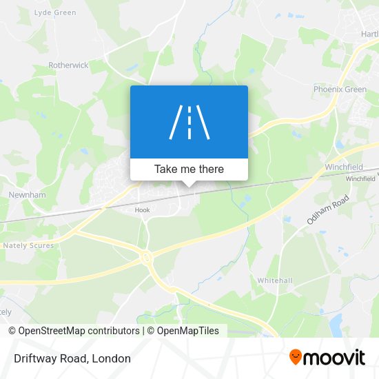 Driftway Road map