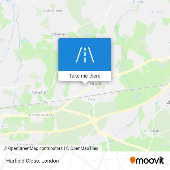 Harfield Close map