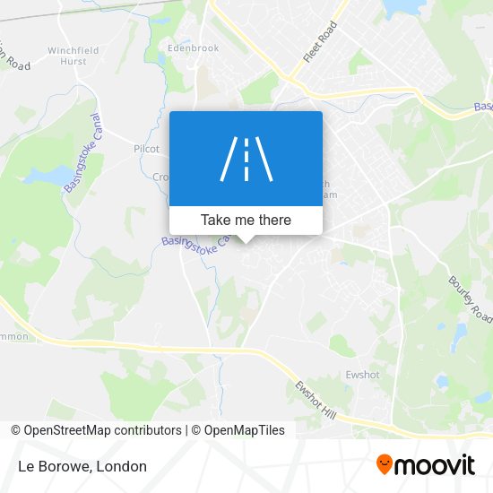 Le Borowe map