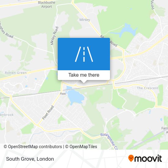 South Grove map