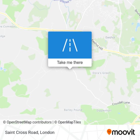 Saint Cross Road map