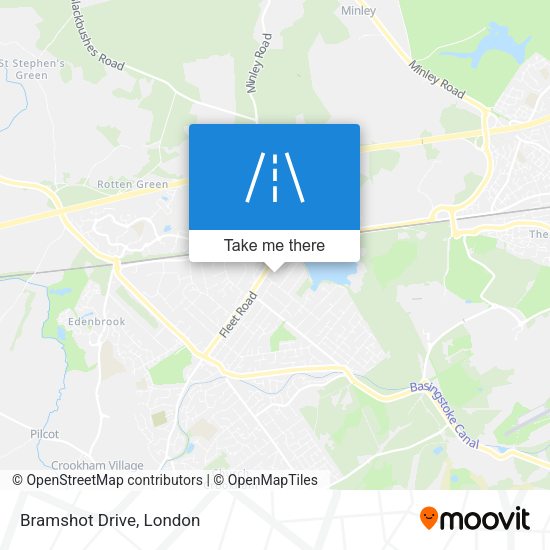 Bramshot Drive map