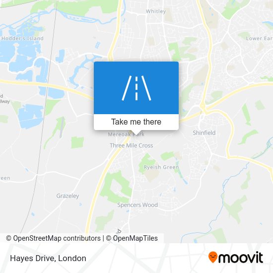 Hayes Drive map