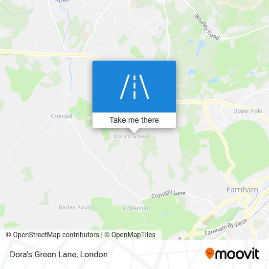 Dora's Green Lane map