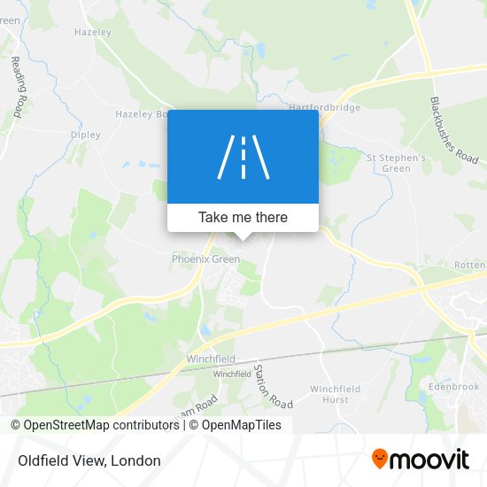 Oldfield View map