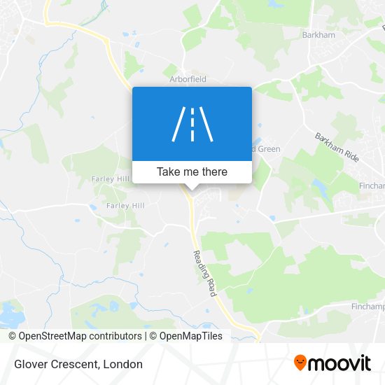 Glover Crescent map
