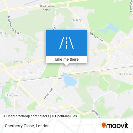 Cherberry Close map