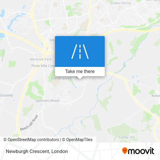 Newburgh Crescent map