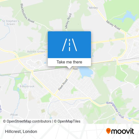 Hillcrest map