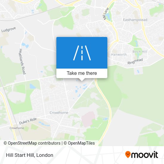 Hill Start Hill map