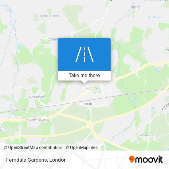 Ferndale Gardens map