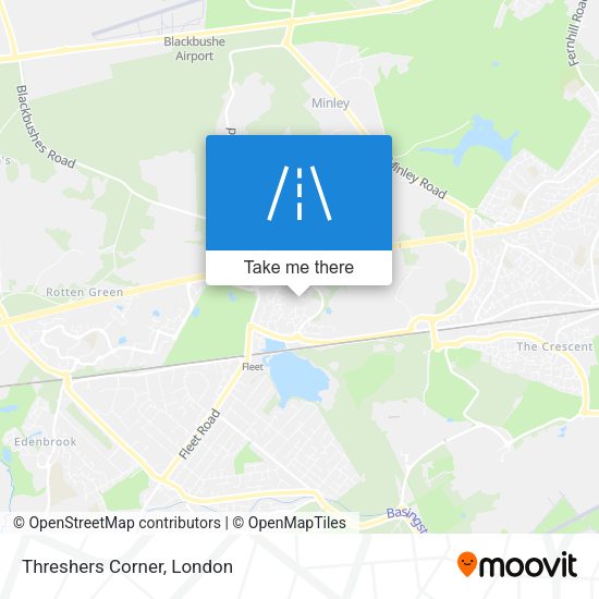 Threshers Corner map