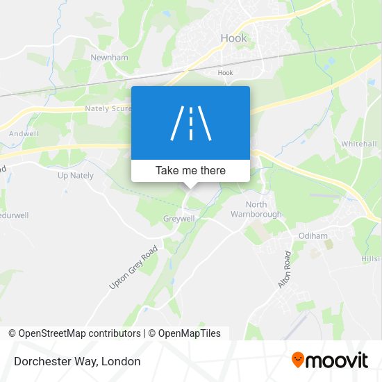 Dorchester Way map