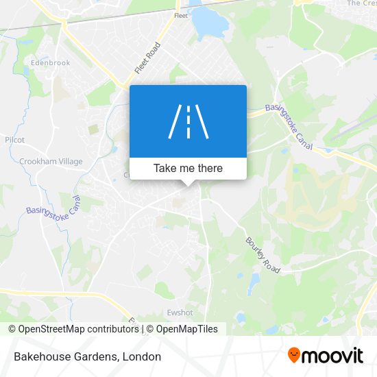 Bakehouse Gardens map