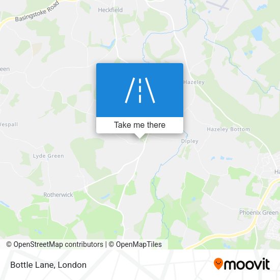 Bottle Lane map