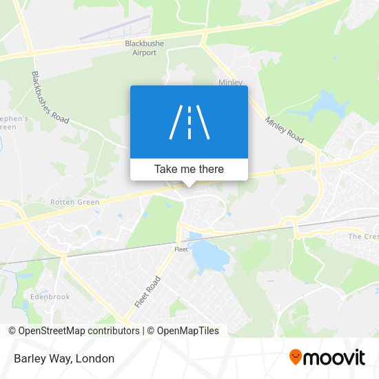 Barley Way map