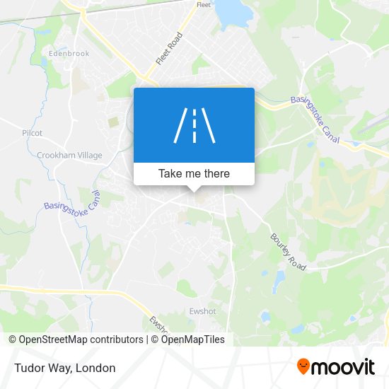 Tudor Way map