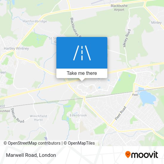 Marwell Road map