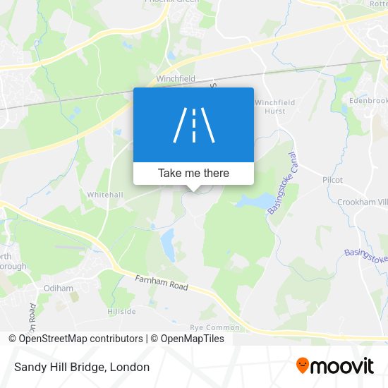 Sandy Hill Bridge map