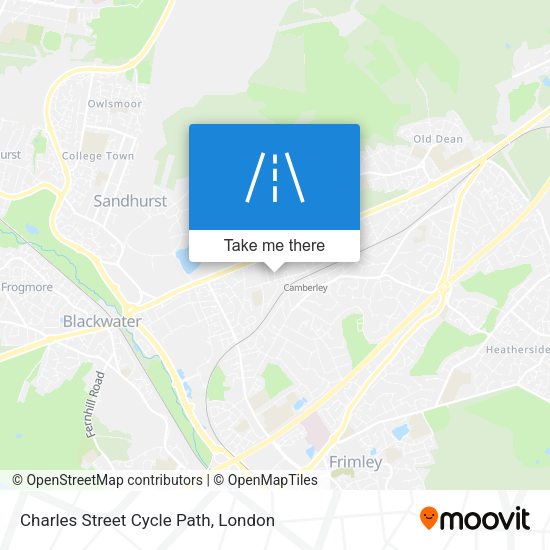 Charles Street Cycle Path map