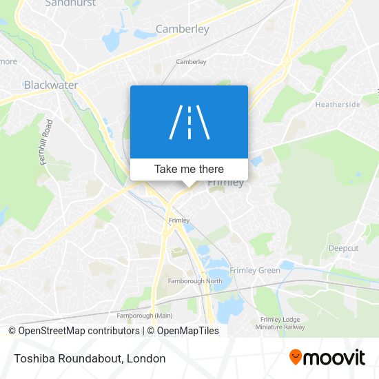 Toshiba Roundabout map