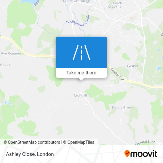 Ashley Close map