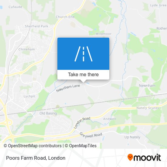 Poors Farm Road map