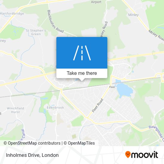 Inholmes Drive map