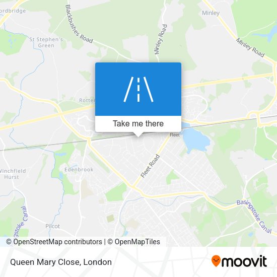 Queen Mary Close map
