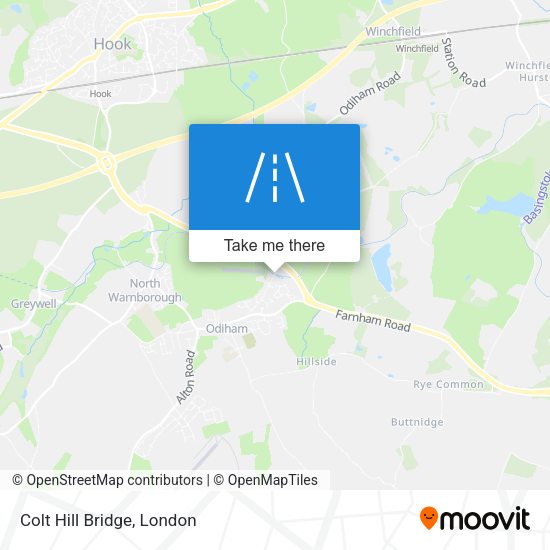 Colt Hill Bridge map