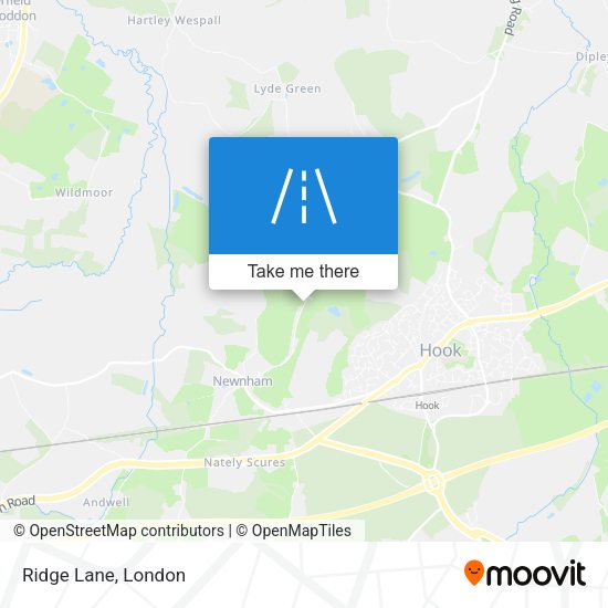Ridge Lane map