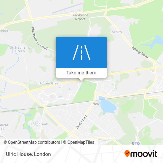 Ulric House map