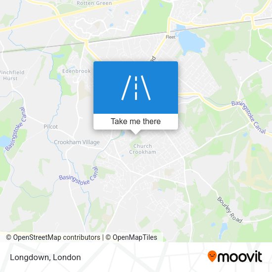 Longdown map