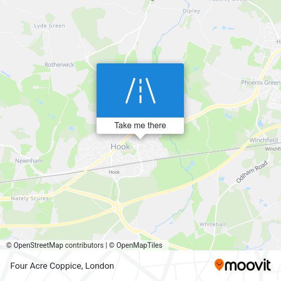 Four Acre Coppice map