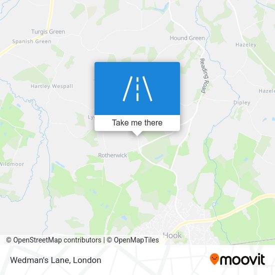 Wedman's Lane map