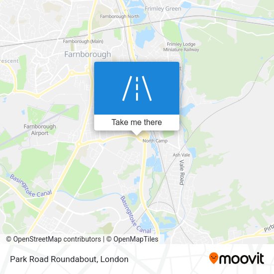 Park Road Roundabout map