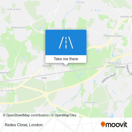 Redes Close map