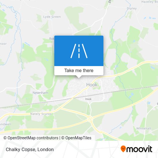 Chalky Copse map