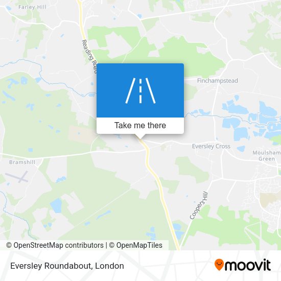 Eversley Roundabout map
