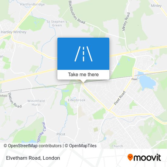 Elvetham Road map