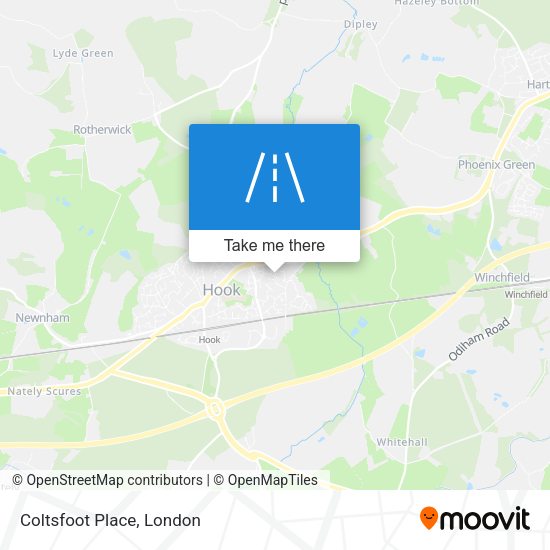 Coltsfoot Place map