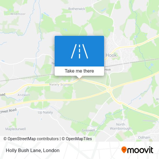 Holly Bush Lane map