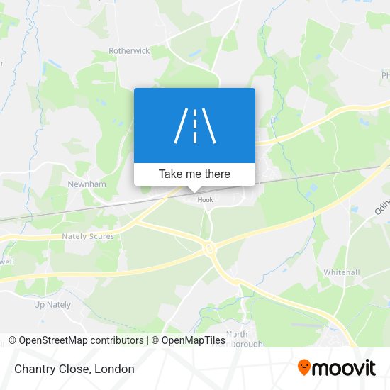 Chantry Close map