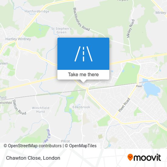 Chawton Close map