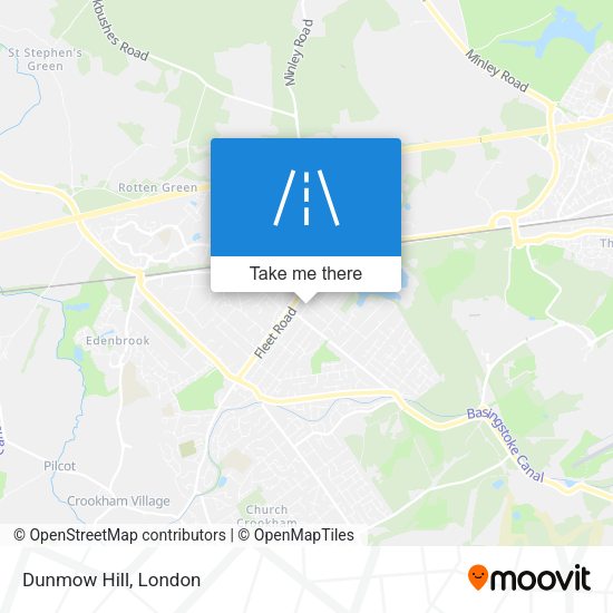 Dunmow Hill map