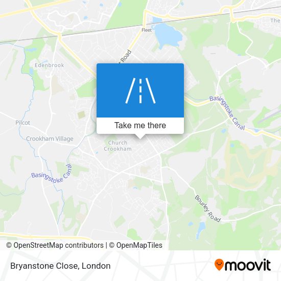 Bryanstone Close map