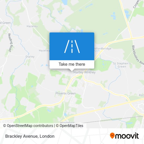 Brackley Avenue map